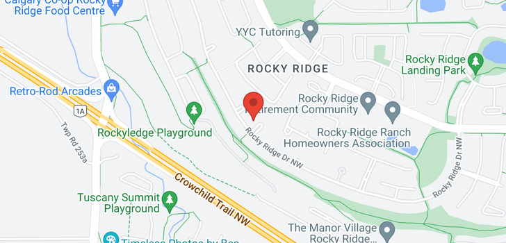 map of 440 Rocky Ridge View NW